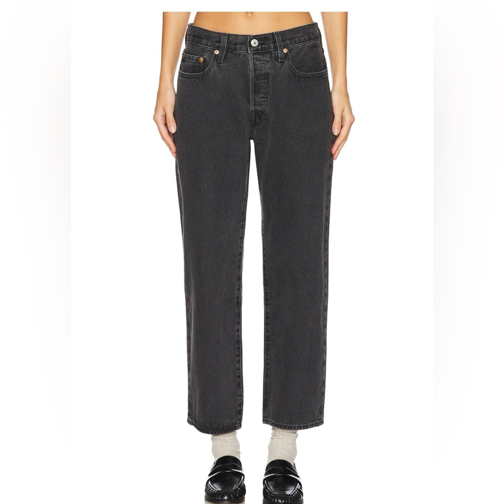 Levi's 501 Straight Leg Jeans - Black Wash